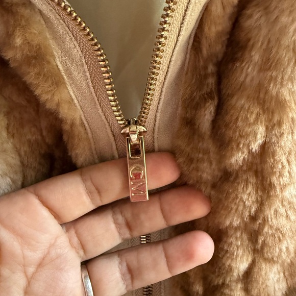 Catherine Malandrino Camel Teddy Jacket - Picture 2 of 6